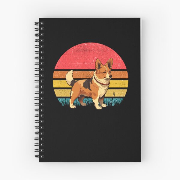 Item preview, Dilute Tricolor Corgi Vintage Retro Sunset designed and sold by rafaeltto.
