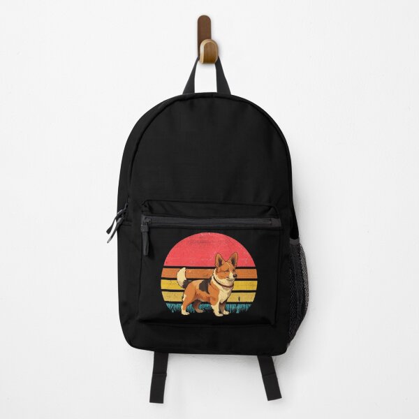 Item preview, Dilute Tricolor Corgi Vintage Retro Sunset designed and sold by rafaeltto.