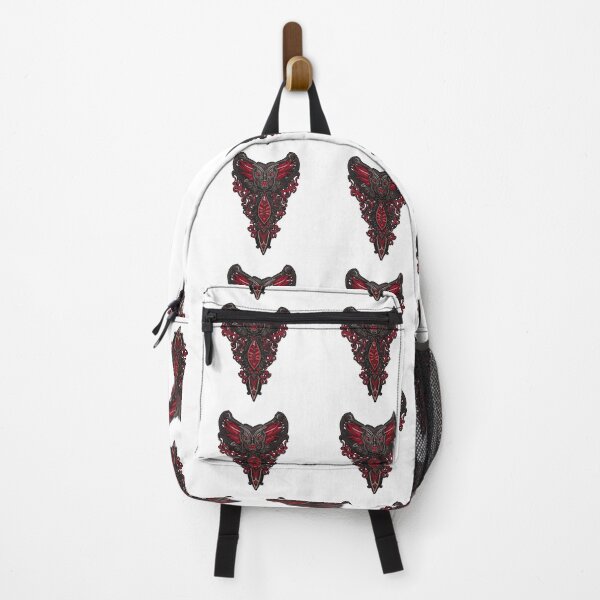 Item preview, Traditional Digital Embroidery of Esthetic Vampire Bat European Victorian Gothic Pattern designed and sold by Kai Multiverse.
