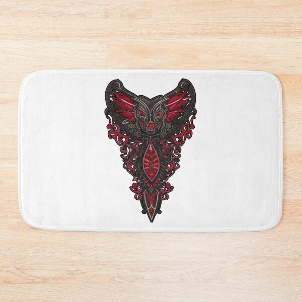 Item preview, Traditional Digital Embroidery of Esthetic Vampire Bat European Victorian Gothic Pattern designed and sold by Kai Multiverse.