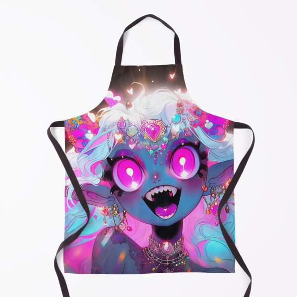 Item preview, Adorable Excited Chibi Demon Anime Girl designed and sold by bubblegoth.