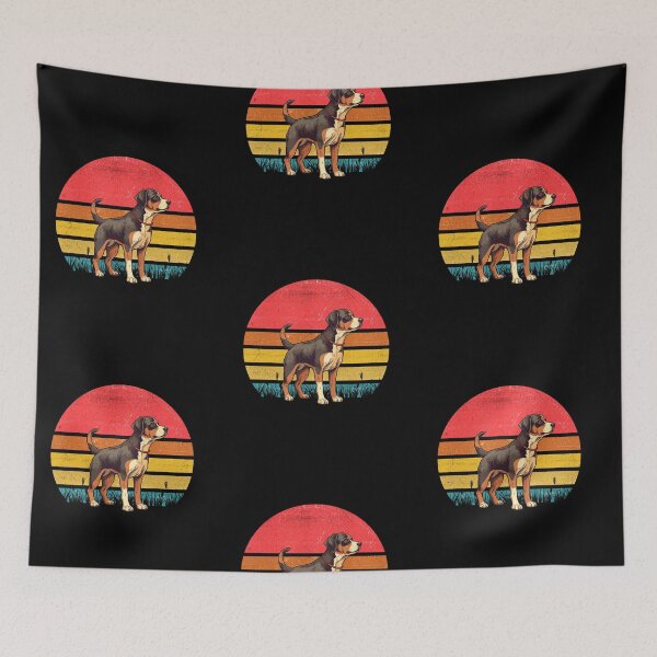 Item preview, Entlebucher Mountain Vintage Retro Sunset designed and sold by rafaeltto.