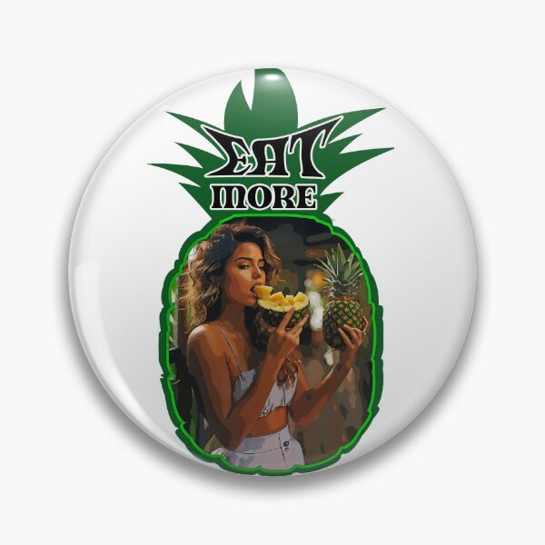 Item preview, Eat More Pineapple designed and sold by JakeMauiDesign.