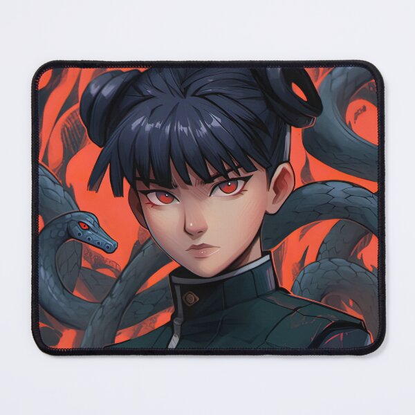 Item preview, Cool Fighter Anime Girl and Snakes designed and sold by bubblegoth.