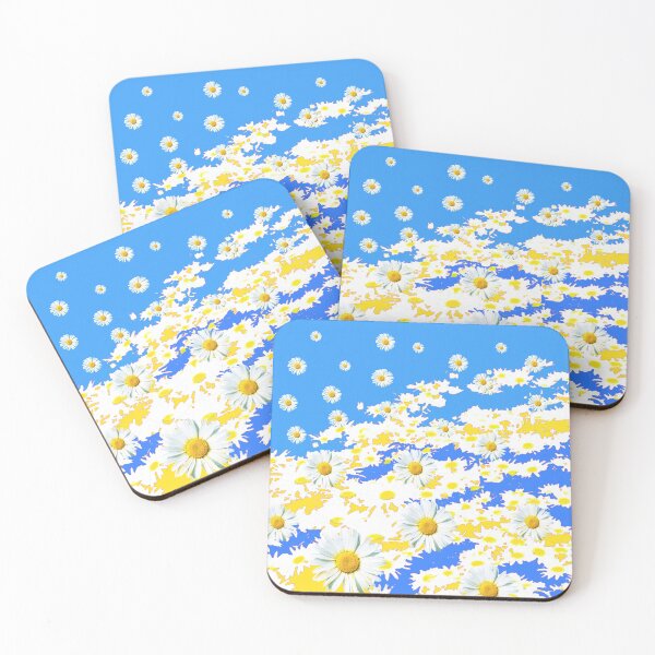 Item preview, SPRING SHASTA DAISIES ABSTRACT PATTERN GARDEN ART designed and sold by sharlesart.