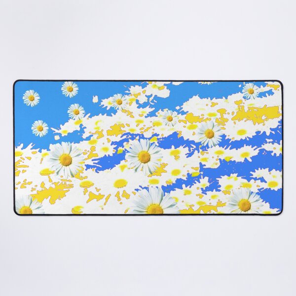 Item preview, SPRING SHASTA DAISIES ABSTRACT PATTERN GARDEN ART designed and sold by sharlesart.