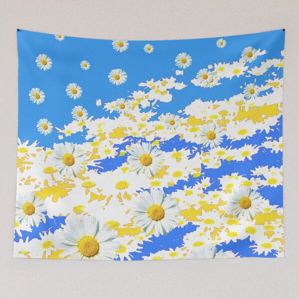 Item preview, SPRING SHASTA DAISIES ABSTRACT PATTERN GARDEN ART designed and sold by sharlesart.