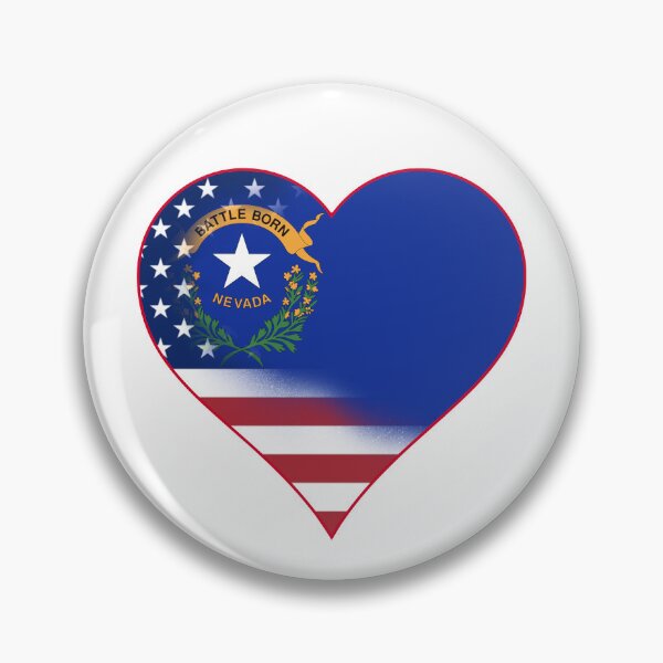 Item preview, State of Nevada Flag and American Flag Fusion Design designed and sold by Gsallicat.
