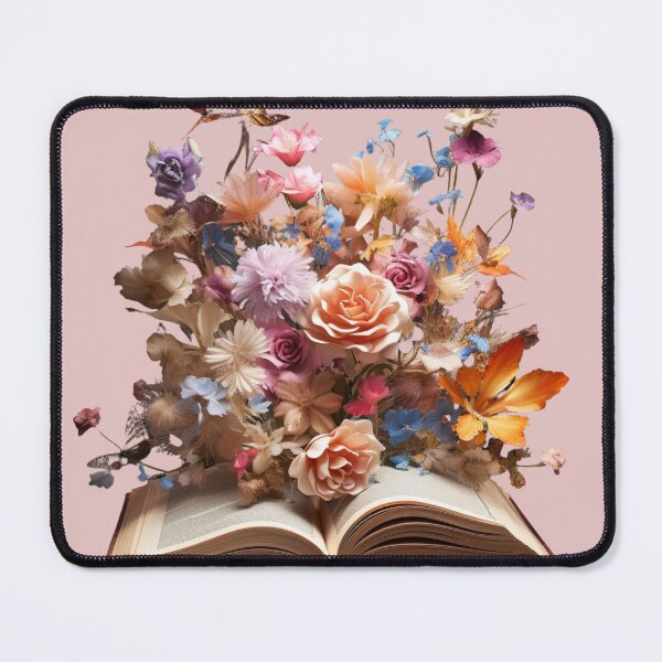 Item preview, Open Book With Flowers designed and sold by densok.