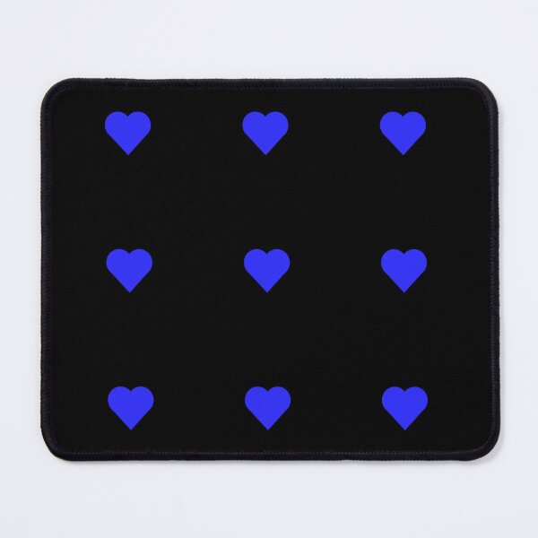 Item preview, Cobalt Blue Heart on Black designed and sold by AASparksDesigns.