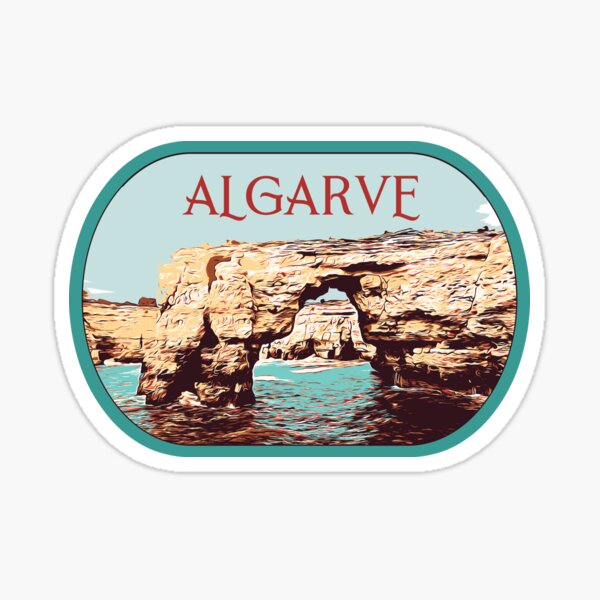 Artikel-Vorschau von Algarveküste Portugal | Fesselnde Illustration landschaftlicher Schönheit, designt und verkauft von Lemomo-artworks.