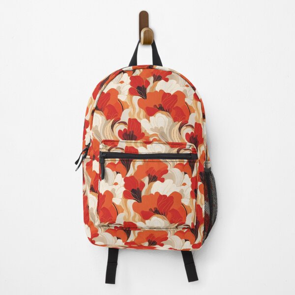 Item preview, Blossoming Warmth: A Cherry Red and Cream Seamless Pattern - N 7 designed and sold by Moisky Patterns.