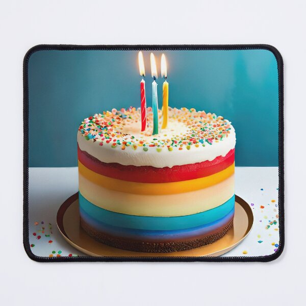 Item preview, Rainbow Confetti Birthday Cake designed and sold by Got2BSnazzy.