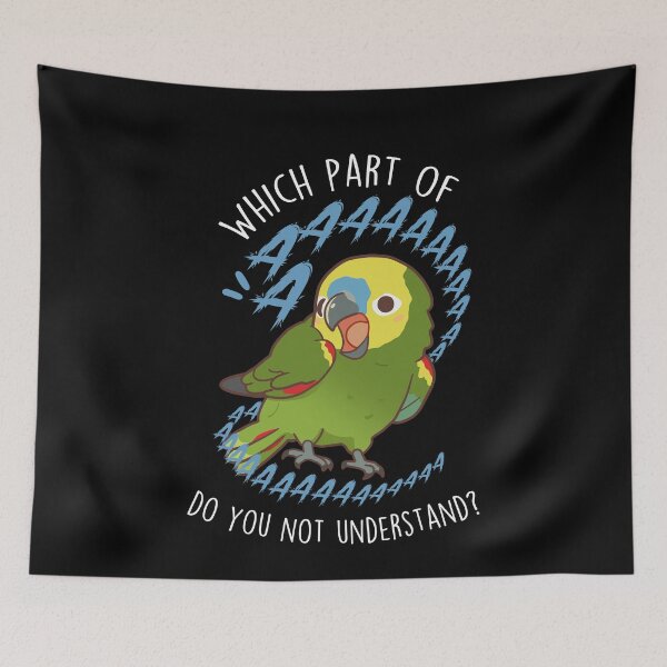 Item preview, Blue-Fronted Amazon Parrot Aaaa designed and sold by Clara Hollins.
