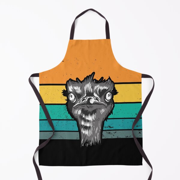 Item preview, Allegedly | Retro Sunset Ostriches Head designed and sold by arrowroses.