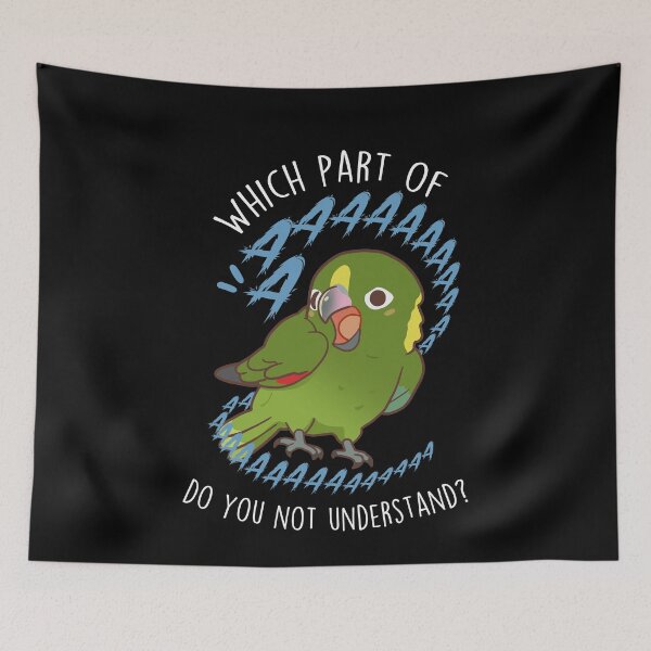 Item preview, Yellow-naped Amazon Parrot Aaaa designed and sold by Clara Hollins.