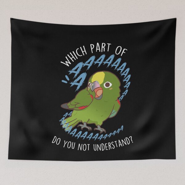 Item preview, Yellow-crowned Amazon Parrot Aaaa designed and sold by Clara Hollins.