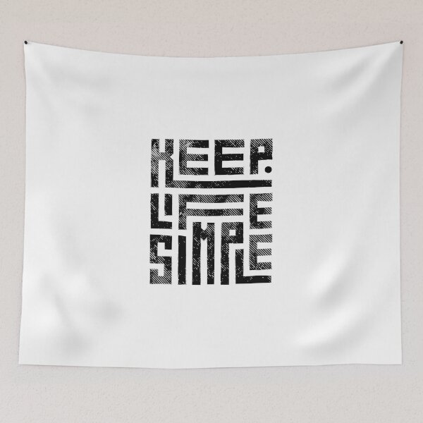 Item preview, keep life simple designed and sold by DANIELYSFASHION.