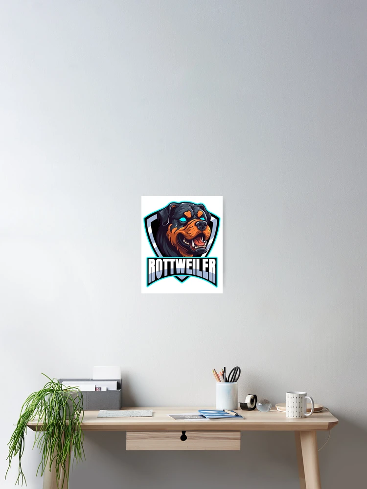 Cool Rottweiler Logo Quote Design Cool Rottweiler Logo Quote Design