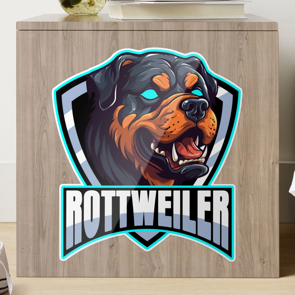 Cool Rottweiler Logo Quote Design