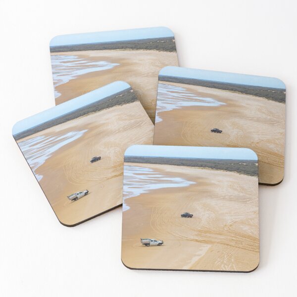 Item preview, 4x4 vehicles on 75 Mile Beach Fraser Kgari Island Queensland designed and sold by Martin Berry Photography.