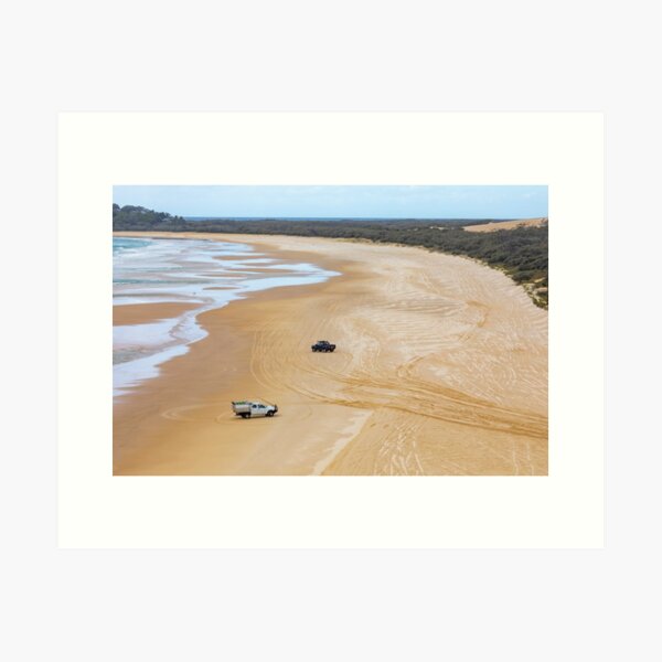 Item preview, 4x4 vehicles on 75 Mile Beach Fraser Kgari Island Queensland designed and sold by Martin Berry Photography.