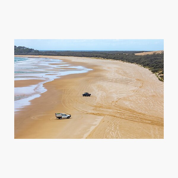 Item preview, 4x4 vehicles on 75 Mile Beach Fraser Kgari Island Queensland designed and sold by Martin Berry Photography.