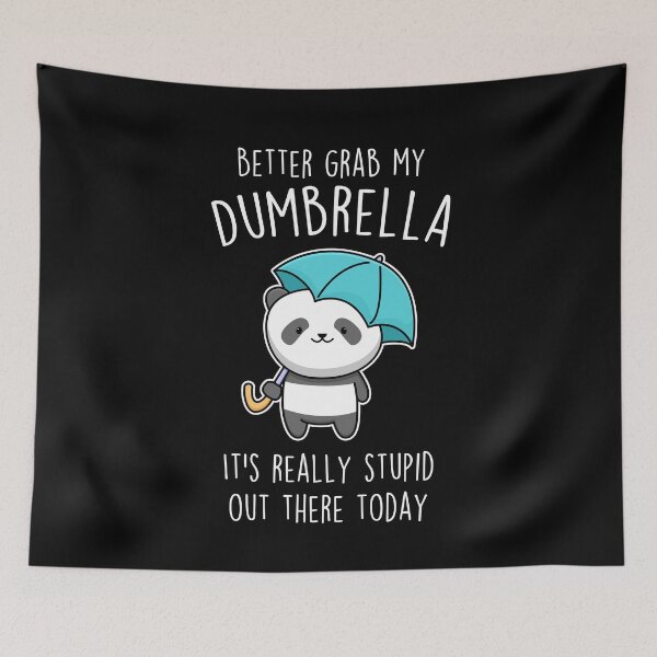 Item preview, Funny Panda Umbrella designed and sold by Clara Hollins.