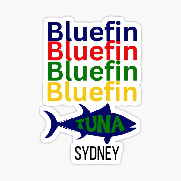 Bluefin Tuna Stickers for Sale