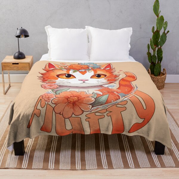 Item preview, Fluffy Spring Cat designed and sold by PrintsCreativ.