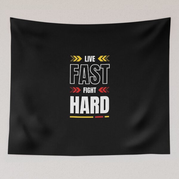 Item preview, Live fast fight hard designed and sold by DANIELYSFASHION.