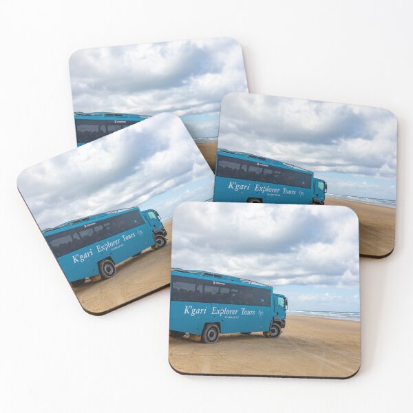 Item preview, Kgari Fraser Island tour bus on 75 mile beach designed and sold by Martin Berry Photography.
