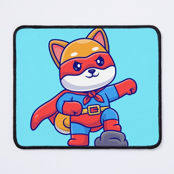Item preview, Shiba Super Paws: Cute Shiba Inu Dog Superhero Cartoon Icon designed and sold by hjian8219.