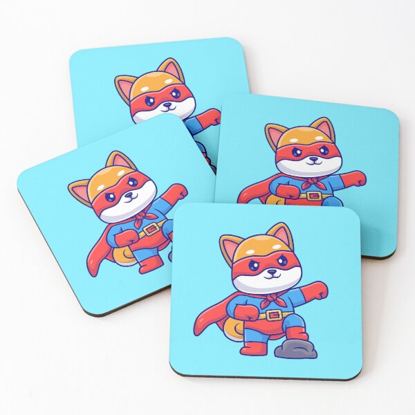 Item preview, Shiba Super Paws: Cute Shiba Inu Dog Superhero Cartoon Icon designed and sold by hjian8219.