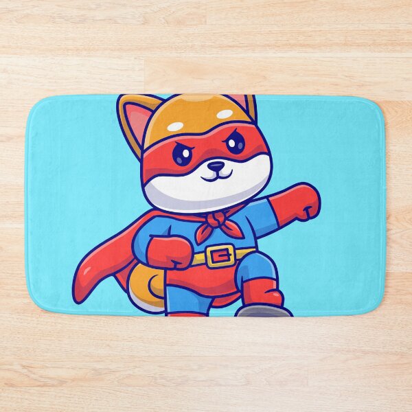 Item preview, Shiba Super Paws: Cute Shiba Inu Dog Superhero Cartoon Icon designed and sold by hjian8219.
