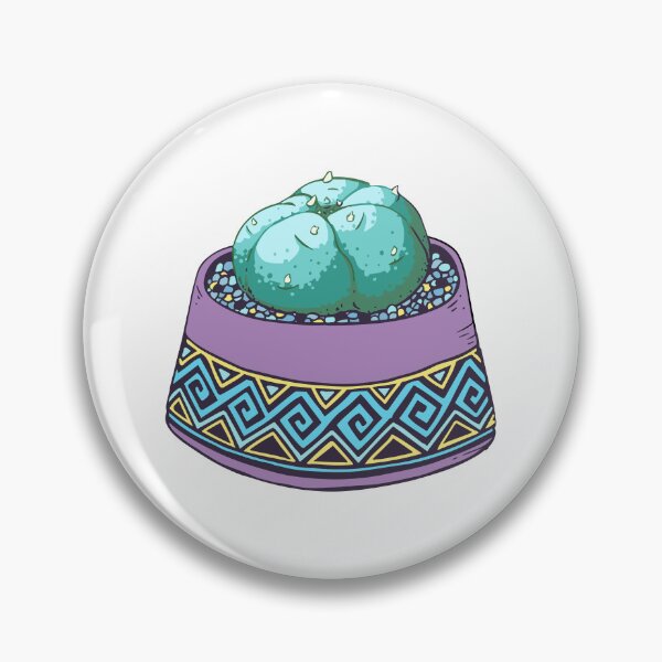 Item preview, illustration of a Peyote in a decorative pot cool peyote designed and sold by Doooriginals.