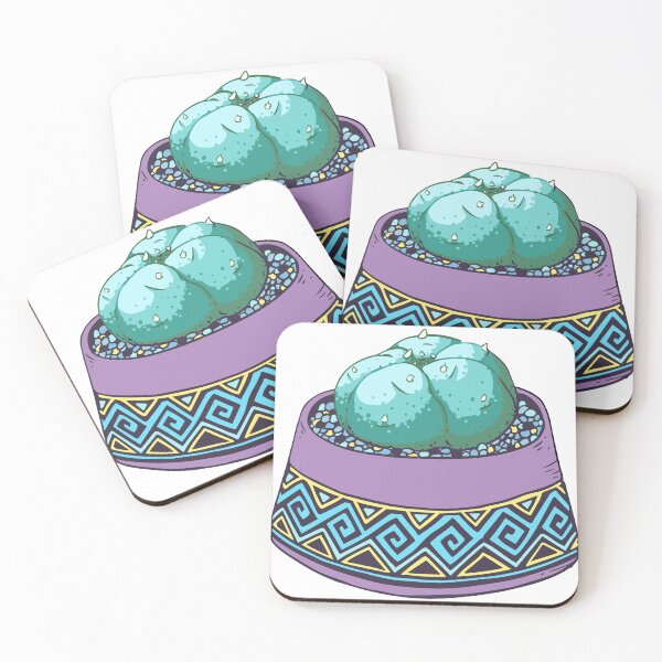 Item preview, illustration of a Peyote in a decorative pot cool peyote designed and sold by Doooriginals.