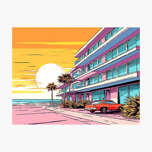 Item preview, Pink Palms Motel designed and sold by Christfield.