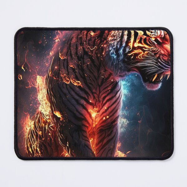 Item preview, Tiger Fire - Fiery Roar of the Wild designed and sold by MariaMonk.