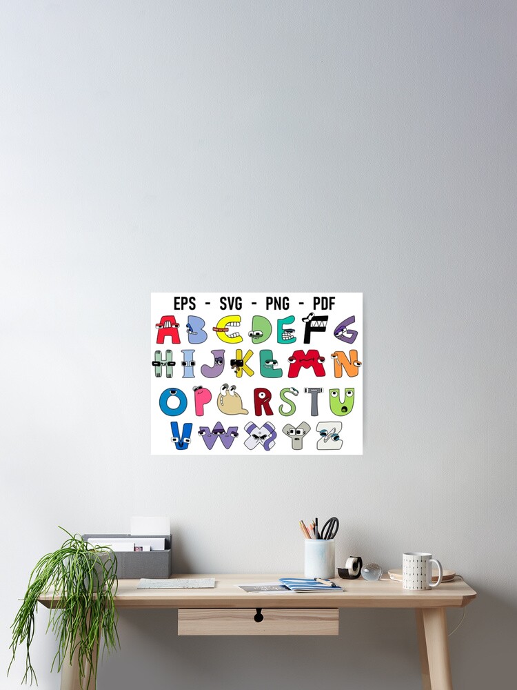 Alphabet Lore Series Art Board Print for Sale by Ezz-Design, alphabet lore  abc