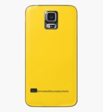 Billie Eilish idontwannabeyouranymore Case/Skin for Samsung Galaxy