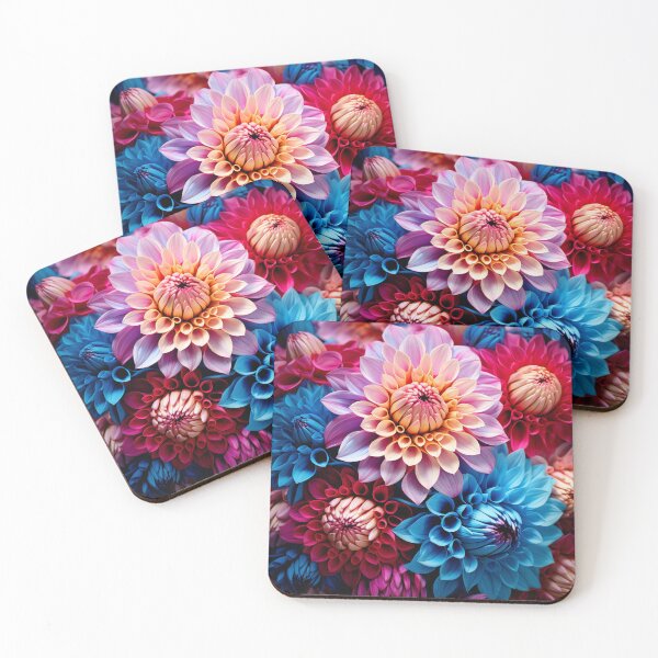 Item preview, Vivid Dahlias designed and sold by Beauty  Art Printable.