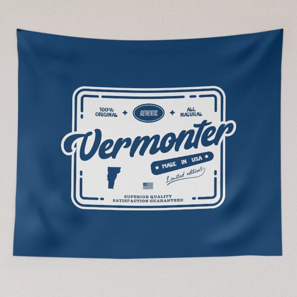 Item preview, Authentic Vermonter Cool Vintage Light Stamp Print Vermont Resident Gift  designed and sold by semisoberme.