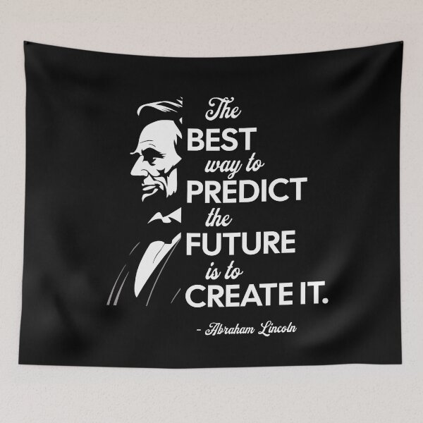 Item preview, Abraham Lincoln crea tu propia cita motivacional futura designed and sold by Sir Meow Meow.