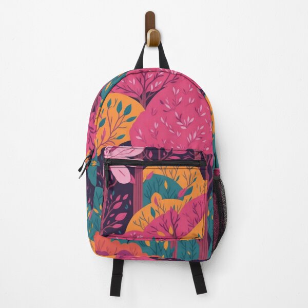 Item preview, Pink Rainbow Forest Pattern designed and sold by druidwolfart.