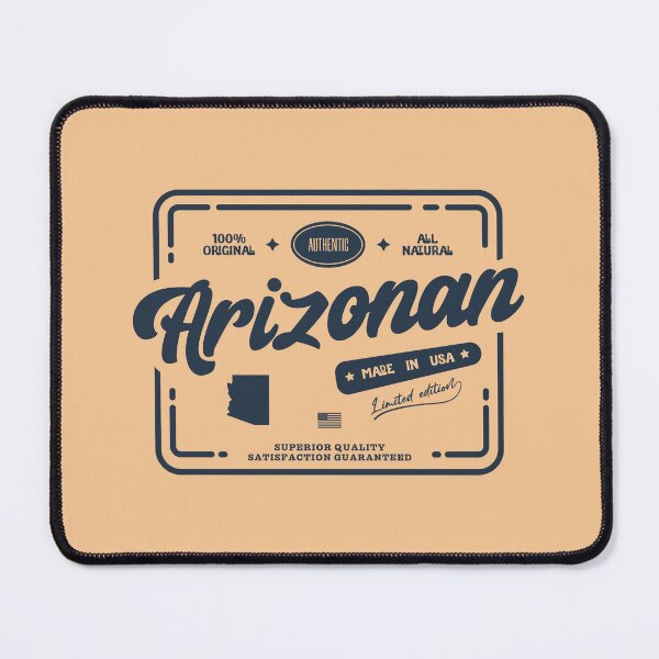 Item preview, Authentic Arizonan Cool Vintage Dark Stamp Print Arizona Resident Gift designed and sold by semisoberme.