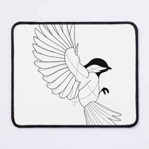 Item preview, Black Capped Chickadee Line Art designed and sold by DeStoya.