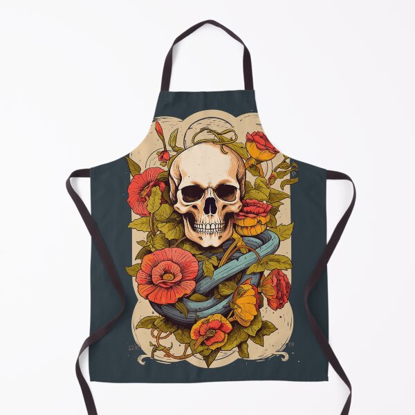 Item preview, Nature's Bone Canvas: Exquisite Petal-Clad Skeleton designed and sold by Cheeky Companions.