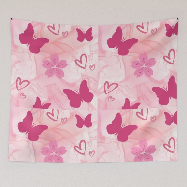 Item preview, pink watercolor design pattern designed and sold by PhoeniXDreamer.