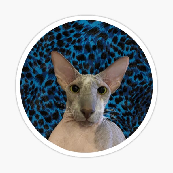 Vista previa del artículo con la obra «Leopardo azul Lemieux», diseñado y vendido por Hautecatture.